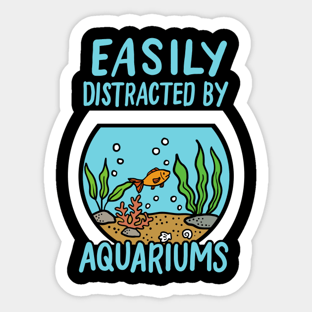 Aquariums Aquarist Fish Keeper Sticker by KAWAIITEE